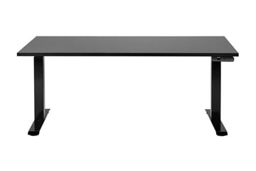 Bina Skrivebord 72x160 cm i Malt Tre - Svart - Møbler - Bord - Kontorbord - Skrivebord - Hev og senkbart skrivebord