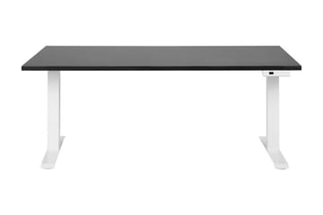 Bina Skrivebord 72x160 cm i Malt Tre - Svart|Hvit - Møbler - Bord - Kontorbord - Skrivebord - Hev og senkbart skrivebord
