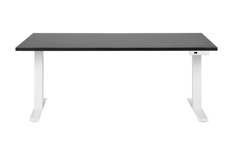 Bina Skrivebord 72x160 cm i Malt Tre - Svart|Hvit - Møbler - Bord - Kontorbord - Skrivebord - Hev og senkbart skrivebord