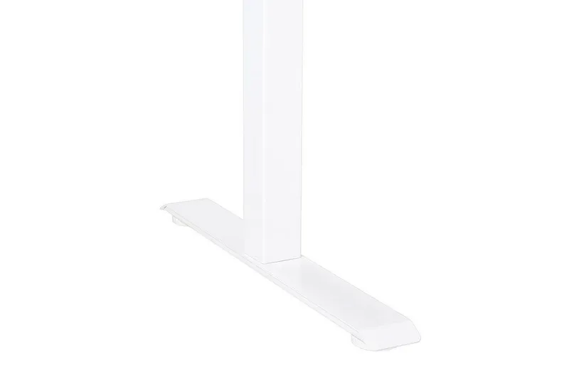 Bina Skrivebord 72x160 cm i Tre med Metallstativ - Brun|Hvit - Møbler - Bord - Kontorbord - Skrivebord - Hev og senkbart skrivebord