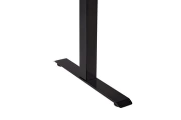 Bina Skrivebord 72x160 cm i Tre med Metallstativ - Svart - Møbler - Bord - Kontorbord - Skrivebord - Hev og senkbart skrivebord