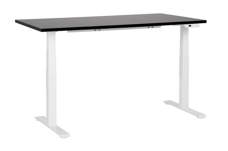Bina Skrivebord 72x160 cm - Svart/Hvit - Møbler - Bord - Kontorbord - Skrivebord - Hev og senkbart skrivebord