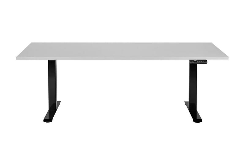 Bina Skrivebord 80x180 cm - Grå/Svart - Møbler - Bord - Kontorbord - Skrivebord - Hev og senkbart skrivebord