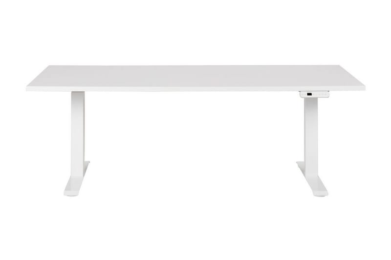 Bina Skrivebord 80x180 cm - Hvit - Møbler - Bord - Kontorbord - Skrivebord - Hev og senkbart skrivebord