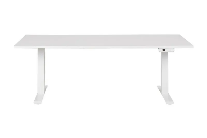 Bina Skrivebord 80x180 cm - Hvit - Møbler - Bord - Kontorbord - Skrivebord - Hev og senkbart skrivebord