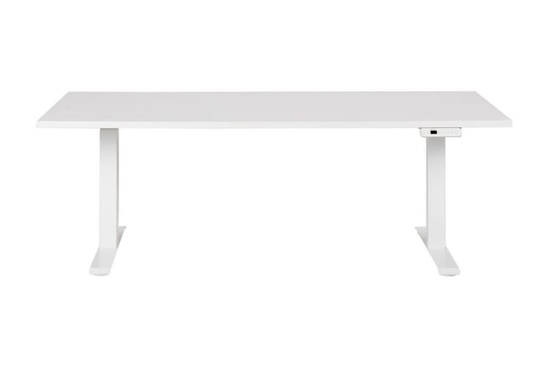 Bina Skrivebord 80x180 cm - Hvit - Møbler - Bord - Kontorbord - Skrivebord - Hev og senkbart skrivebord