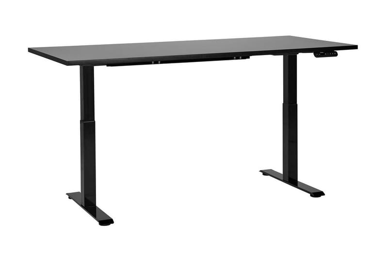 Bina Skrivebord 80x180 cm - Svart - Møbler - Bord - Kontorbord - Skrivebord - Hev og senkbart skrivebord