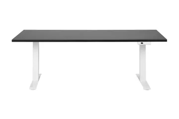 Bina Skrivebord 80x180 cm - Svart/Hvit - Møbler - Bord - Kontorbord - Skrivebord - Hev og senkbart skrivebord