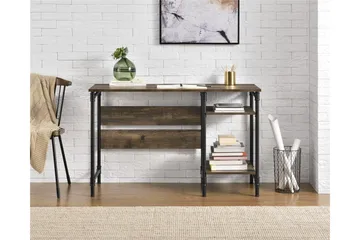 Bradford Skrivebord 120 cm Mørkebrun - Queer Eye - Møbler - Bord - Kontorbord - Skrivebord