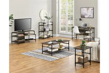 Bradford Skrivebord 120 cm Mørkebrun - Queer Eye - Møbler - Bord - Kontorbord - Skrivebord