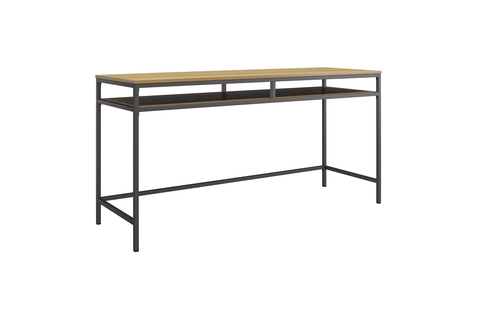 Bradford Skrivebord 153 cm Grå - Dorel Home - Møbler - Bord - Kontorbord - Skrivebord