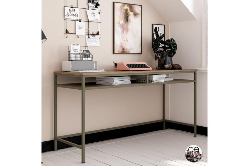 Bradford Skrivebord 153 cm Olivengrønn - Dorel Home - Møbler - Bord - Kontorbord - Skrivebord