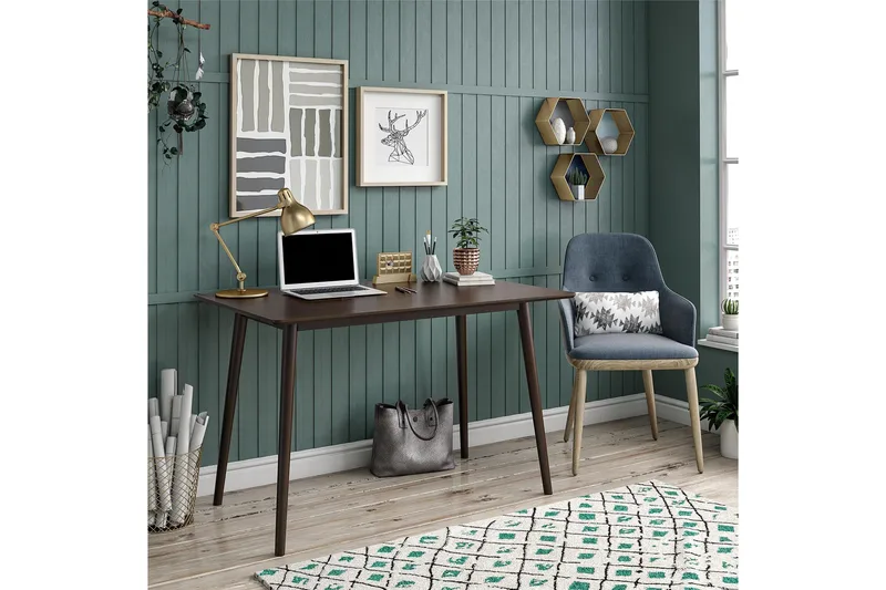 Brittany Skrivebord 121 cm Natur - Novogratz - Møbler - Bord - Kontorbord - Skrivebord