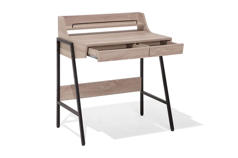 Broxtona Skrivebord 77 cm med Oppbevaring - Tre/Natur - Møbler - Bord - Kontorbord - Skrivebord