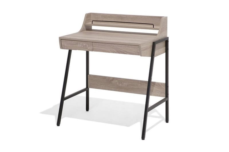 Broxtona Skrivebord 77 cm med Oppbevaring - Tre/Natur - Møbler - Bord - Kontorbord - Skrivebord