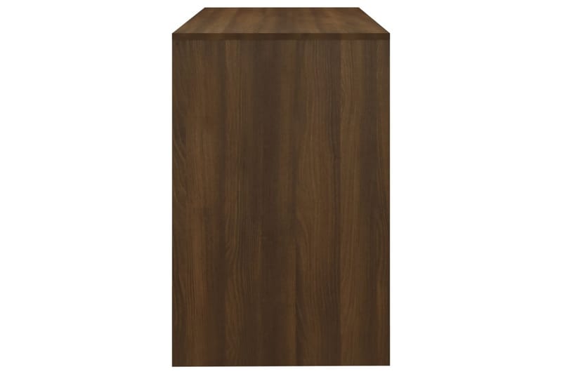 Skrivebord brun eik 101x50x76,5 cm sponplate - Brun - Møbler - Bord - Kontorbord - Skrivebord