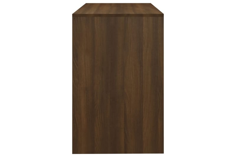Skrivebord brun eik 101x50x76,5 cm sponplate - Brun - Skrivebord