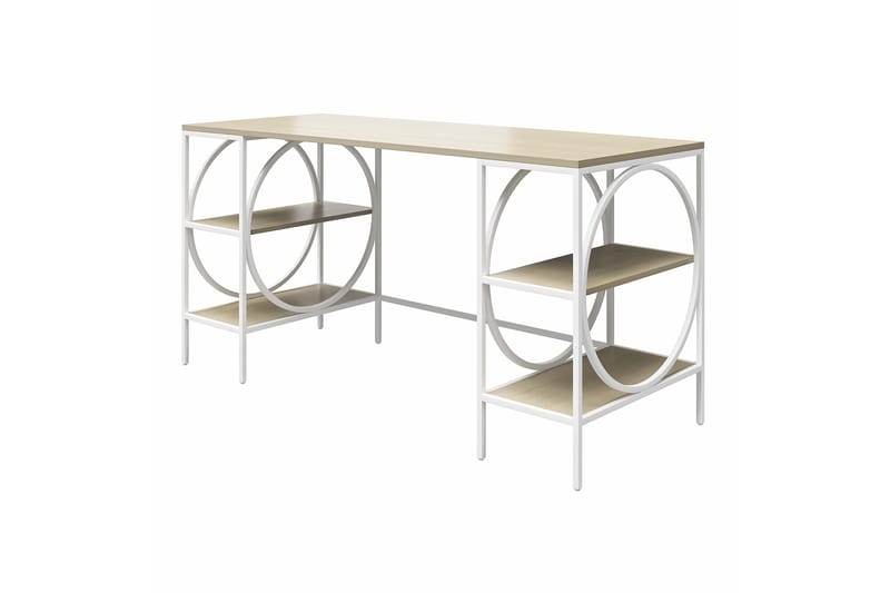 Cambridge Skrivebord 152 cm Brun - Dorel Home - Møbler - Bord - Kontorbord - Skrivebord