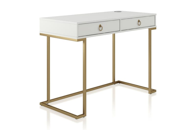 Camila Skrivebord 106 cm Hvit - CosmoLiving - Møbler - Bord - Kontorbord - Skrivebord