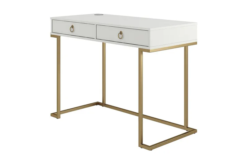 Camila Skrivebord 106 cm Hvit - CosmoLiving - Møbler - Bord - Kontorbord - Skrivebord