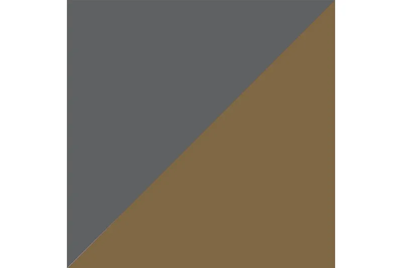 Camila Skrivebord 106cm m Oppbevaring 2 Skuffer Grafitgrå/Me - CosmoLiving - Møbler - Bord - Kontorbord - Skrivebord