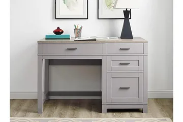 Carver Skrivebord 120 cm Grå - Møbler - Bord - Kontorbord - Skrivebord - Hev og senkbart skrivebord