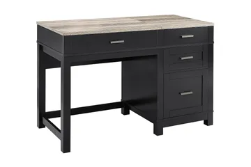 Carver Skrivebord 120 cm Svart - Dorel Home - Møbler - Bord - Kontorbord - Skrivebord - Hev og senkbart skrivebord