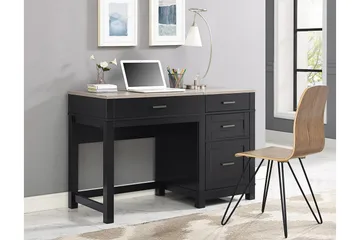 Carver Skrivebord 120 cm Svart - Dorel Home - Møbler - Bord - Kontorbord - Skrivebord - Hev og senkbart skrivebord