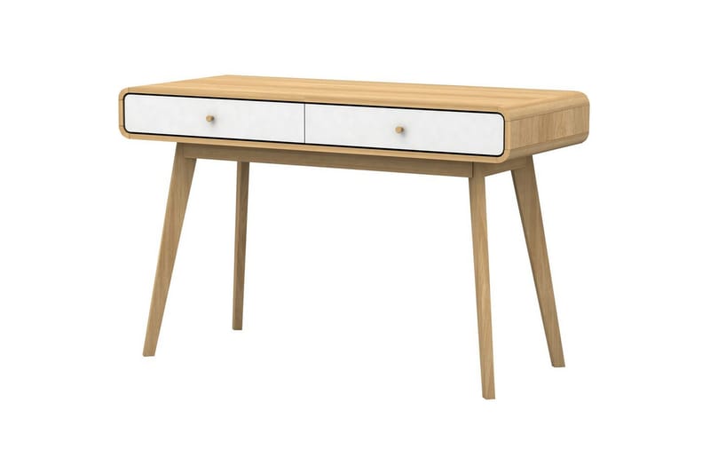 Skrivebord Cassie Eik/Hvit - Eik/Hvit - Møbler - Bord - Kontorbord - Skrivebord