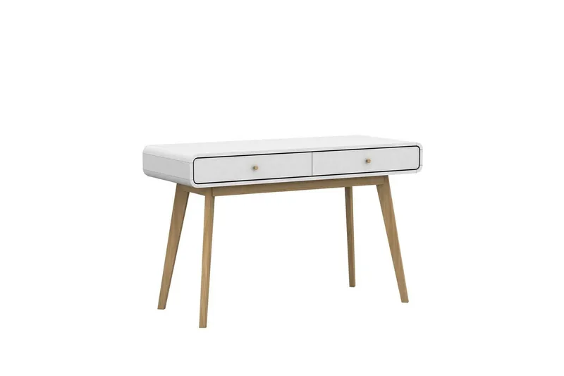 Skrivebord Cassie Hvit/Hvit, Hvit/Hvit