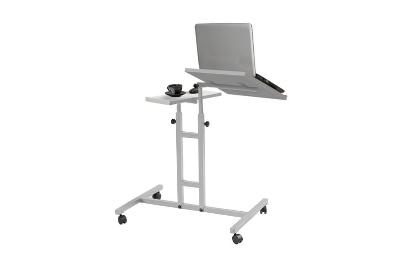 Cervino Ståskrivebord 67 cm Katt - Hvit/Svart - Hev og senkbart skrivebord - Skrivebord