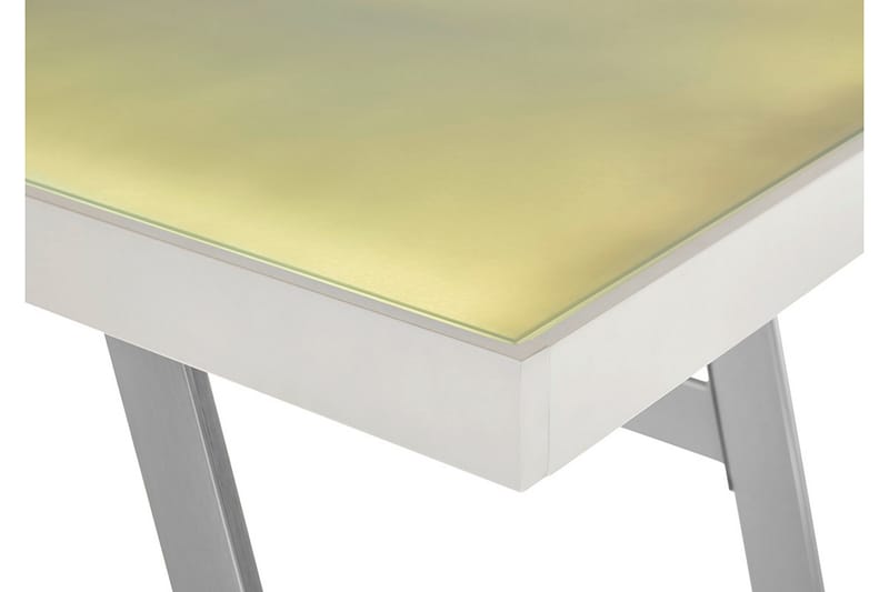 Cuyutian Databord 140 cm med LED + USB - Glass/Flerfarget/Metall - Skrivebord - Databord