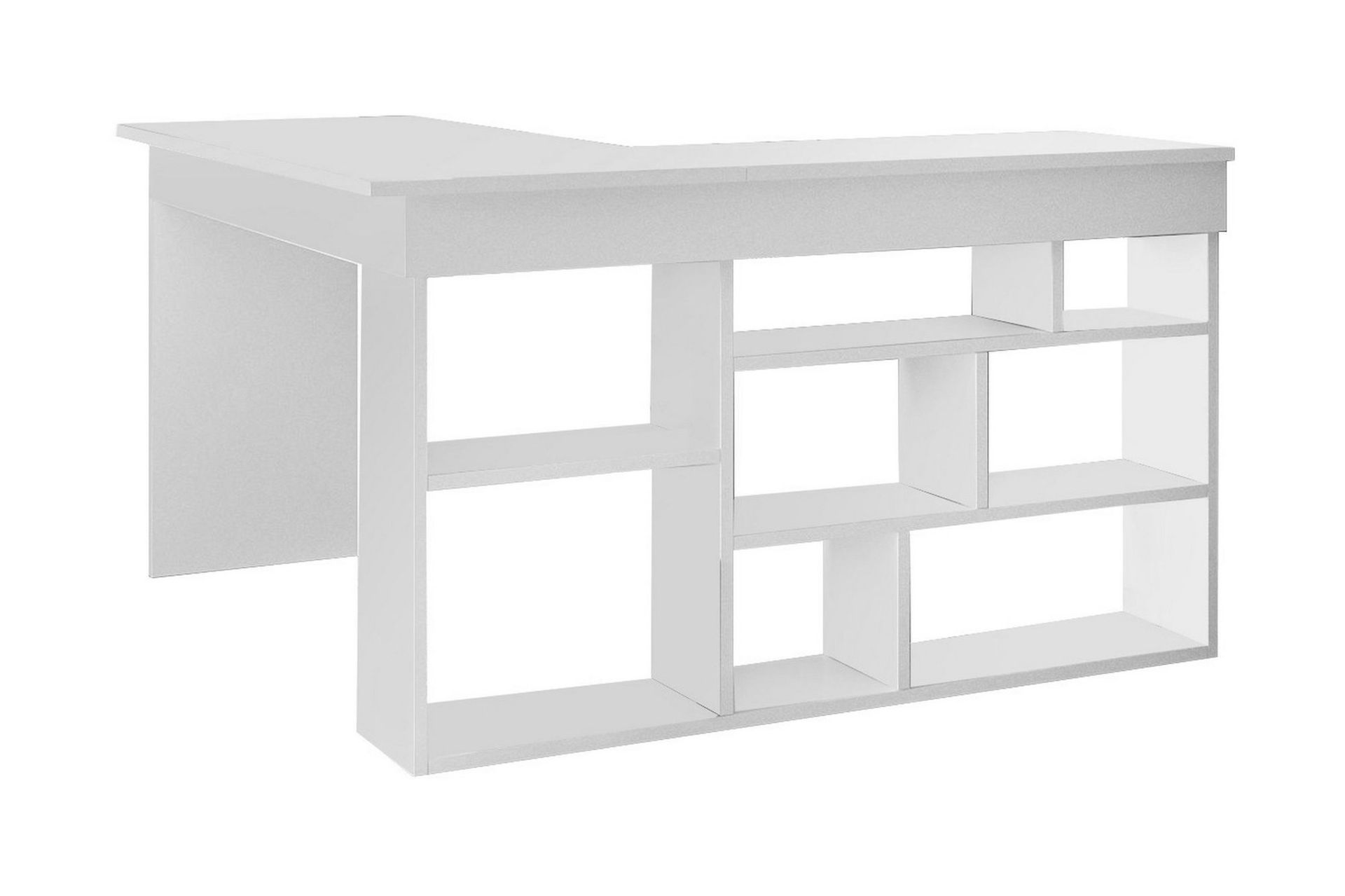 Dalran Skrivebord 129 cm - Hvit