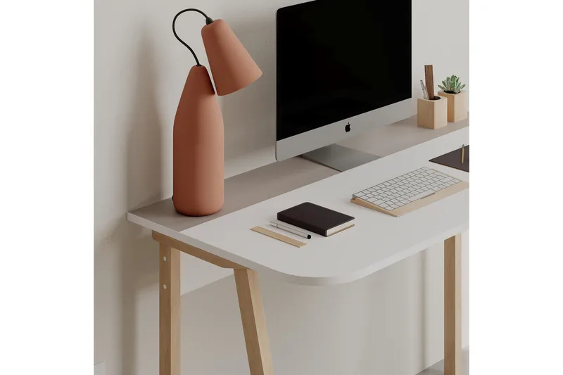 Dasina Skrivebord 120x75x120 cm - Ljusbrun - Møbler - Bord - Kontorbord - Skrivebord