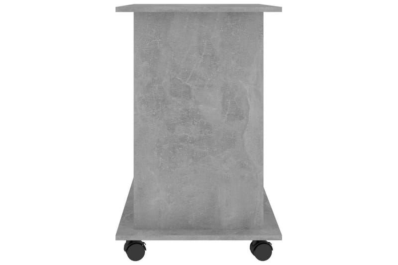 Databord betonggrå 80x50x75 cm sponplate - Møbler - Bord - Kontorbord - Skrivebord