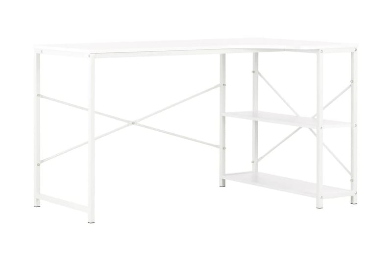 Databord hvit 120x72x70 cm - Møbler - Bord - Kontorbord - Skrivebord
