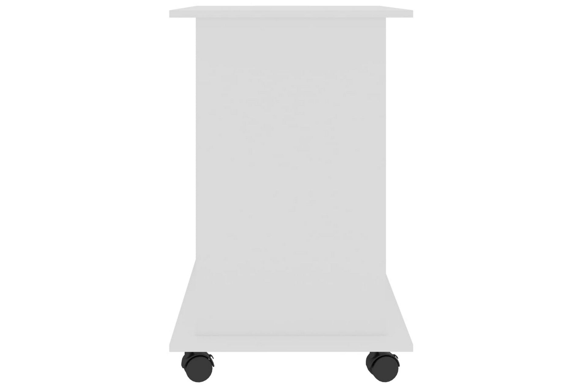 Databord hvit 80x50x75 cm sponplate - Møbler - Bord - Kontorbord - Skrivebord