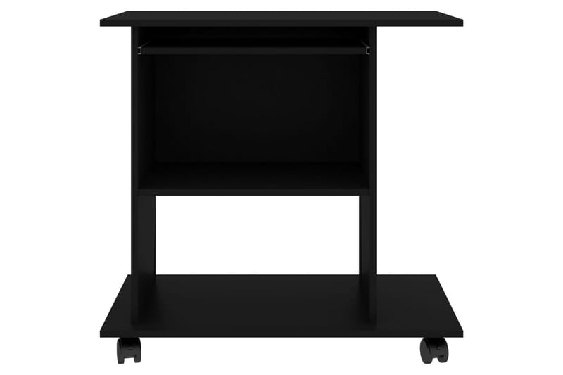 Databord svart 80x50x75 cm sponplate - Skrivebord