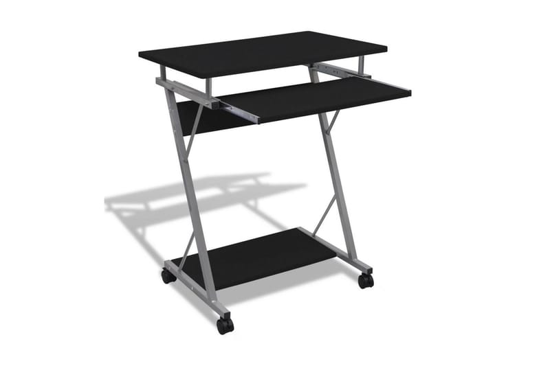 Datamaskin Skrivebord Svart Finish - Møbler - Bord - Kontorbord - Skrivebord