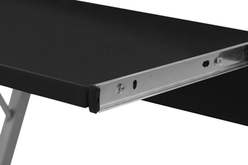 Datamaskin Skrivebord Svart Finish - Møbler - Bord - Kontorbord - Skrivebord