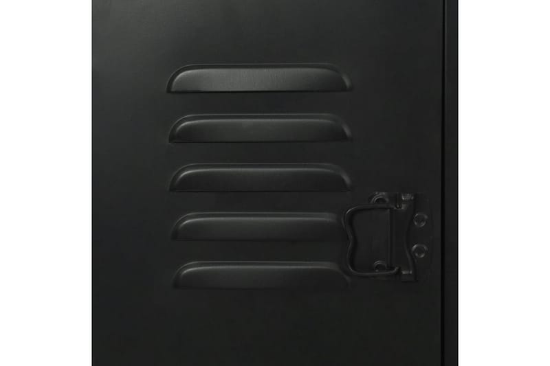 Dobbelt skrivebord heltre edelgran og stål 120x50x76 cm - Møbler - Bord - Kontorbord - Skrivebord