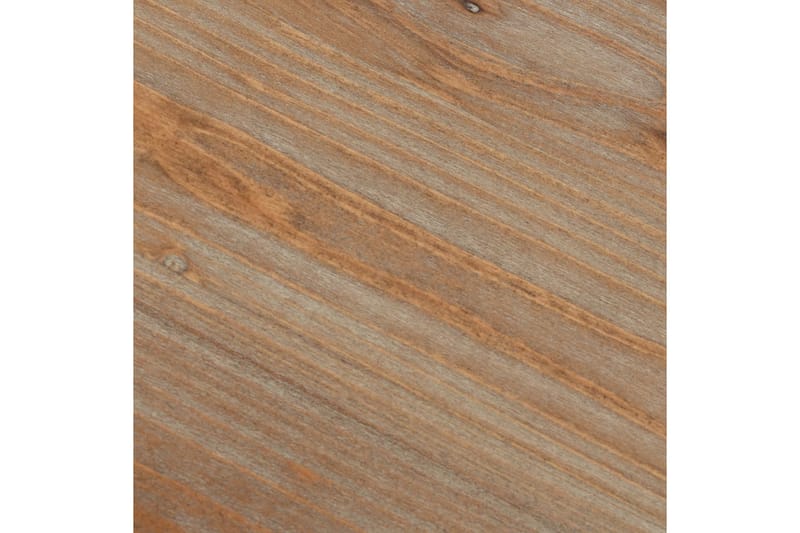 Dobbelt skrivebord heltre edelgran og stål 120x50x76 cm - Møbler - Bord - Kontorbord - Skrivebord
