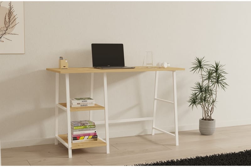 Dobra Skrivebord 120 cm - Hvit - Møbler - Bord - Kontorbord - Skrivebord