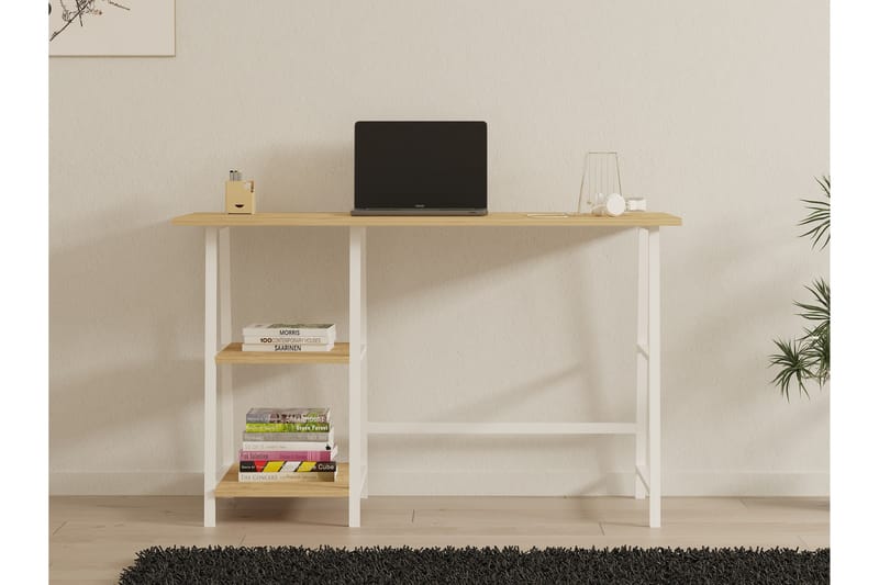 Dobra Skrivebord 120 cm - Hvit - Møbler - Bord - Kontorbord - Skrivebord