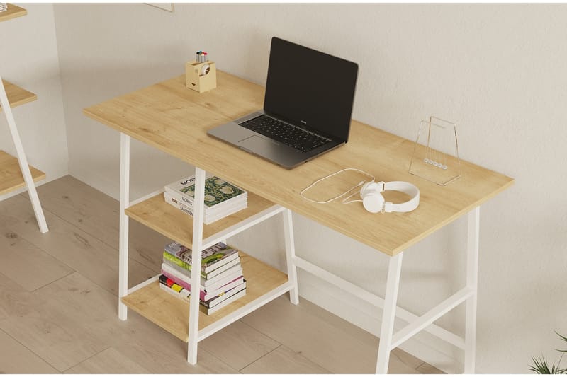 Dobra Skrivebord 120 cm - Hvit - Møbler - Bord - Kontorbord - Skrivebord