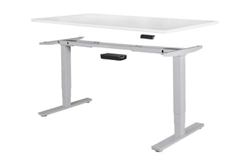 Dontavious Hev- og Senkbar Skrivebord 182 cm - Sølv - Møbler - Bord - Kontorbord - Skrivebord
