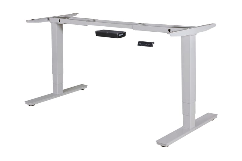 Dontavious Hev- og Senkbar Skrivebord 182 cm - Sølv - Møbler - Bord - Kontorbord - Skrivebord