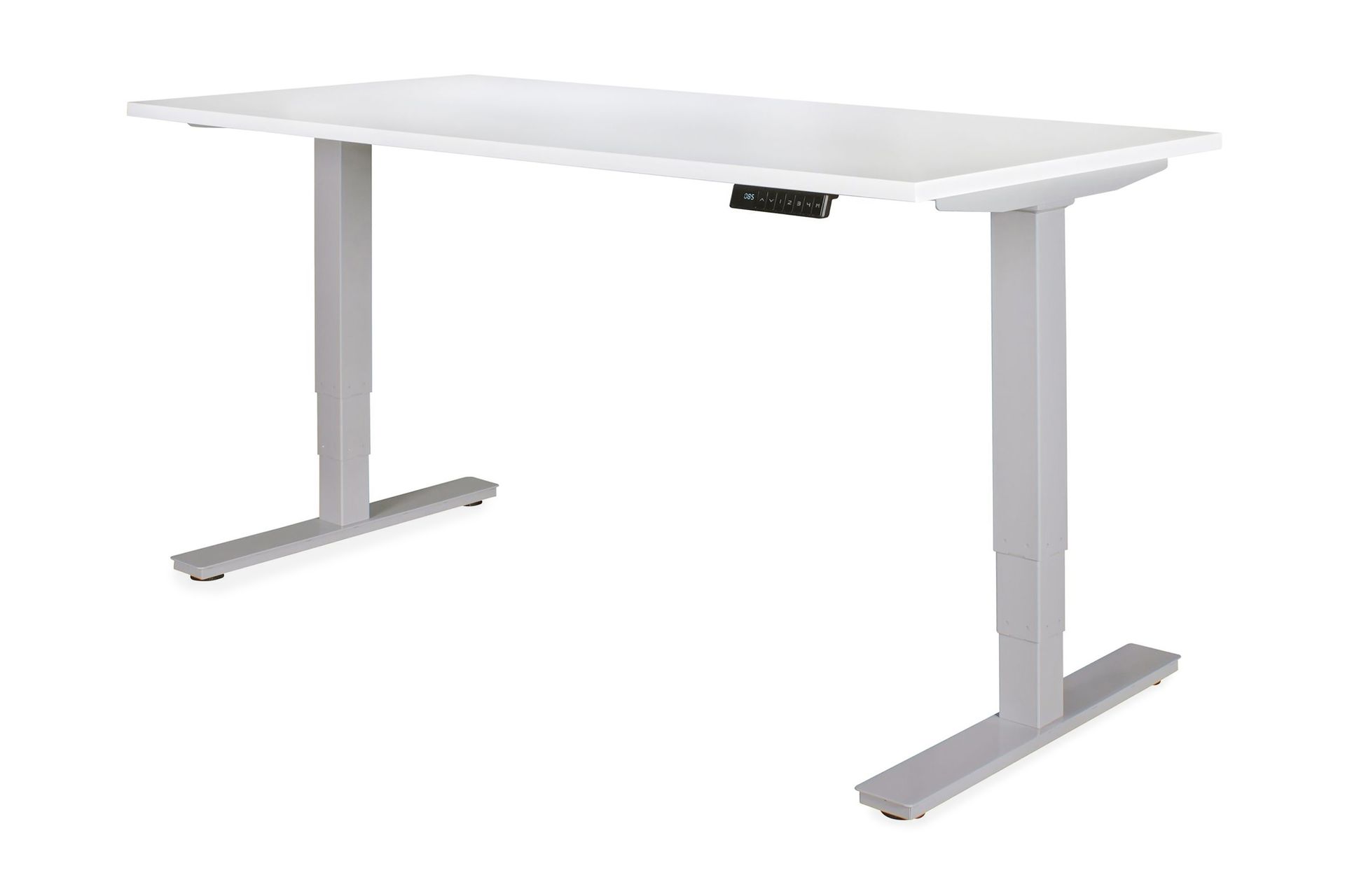 Dontavious Hev- og Senkbar Skrivebord 182 cm - Sølv - Møbler - Bord - Kontorbord - Skrivebord