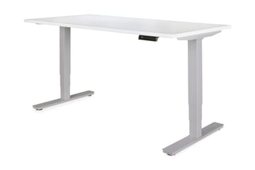 Dontavious Hev- og Senkbar Skrivebord 182 cm - Sølv - Møbler - Bord - Kontorbord - Skrivebord