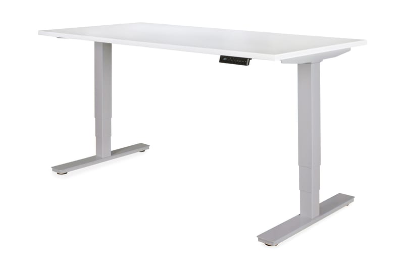 Dontavious Hev- og Senkbar Skrivebord 182 cm - Sølv - Møbler - Bord - Kontorbord - Skrivebord